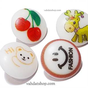 دکمه شومیزی طرح عروسکی