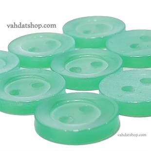 دکمه پیراهن مردانه صدفی سبز پسته ای