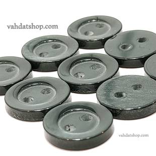 دکمه پیراهن مردانه صدفی سبز یشمی