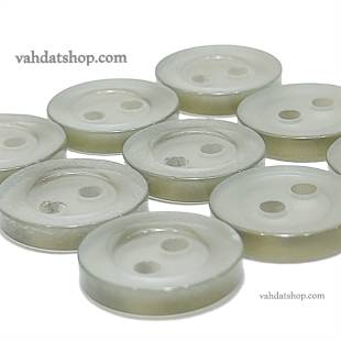 دکمه پیراهن مردانه صدفی سبز روشن