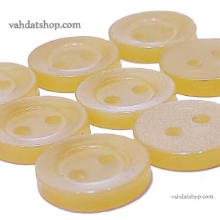 دکمه پیراهن مردانه صدفی کرم نباتی