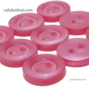 دکمه پیراهن مردانه صدفی صورتی تیره