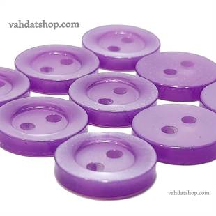 دکمه پیراهن مردانه صدفی بنفش