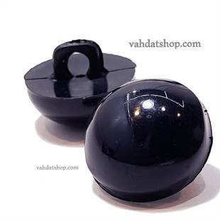 دکمه فندقی سرمه ای سایز 24