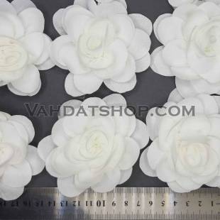 گل رز پارچه ای سفید