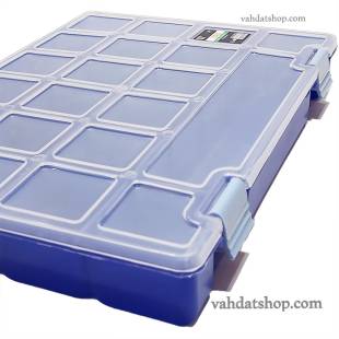 جعبه ابزار اورگانایزر سرمه ای 11 اینچ