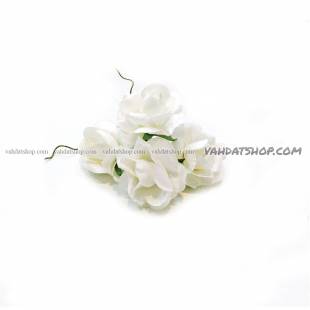 گل رز کاغذی سفید